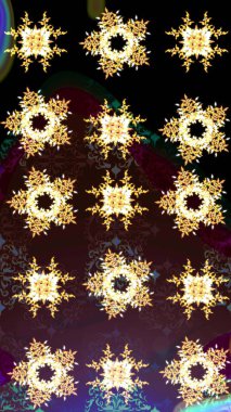 Arabesk ile klasik model. Arabesk ve çiçekli doğu raster desenleri. Geleneksel klasik süs.