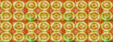 Grafiksel element dekorasyonu. Sembol kışı, donmuş, Noel, yeni yıl tatili. Turuncu, sarı ve nötr siluet kar tanesi işareti. Düz dizayn. Kar Tanesi Mozaik ikonu. Raster illüstrasyonu.