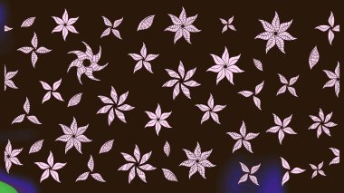 Renkli Bahar Teması eskiz kalıbı. Çiçekli eskiz arkaplanı. Çocuk stili. Düz Çiçek Elementleri Tasarımı.