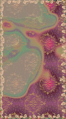 Yumuşak, bahar çiçekli arka plan. Çiçekli karalama şeklinde Raster çiçek deseni. Bej renkte çiçekler.