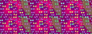 El çizimi kelebekli moda raster yaz deseni. Raster illüstrasyonu. Kağıt, kumaş, ambalaj kağıdı ve duvar kağıdı tasarımı için sevimli bir arkaplan.