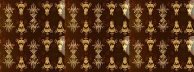 Elle boyanmış suluboya resim çizimleri, çiçekler ve bitkiler. Kahverengi, nötr ve sarı renkte çiçekler.