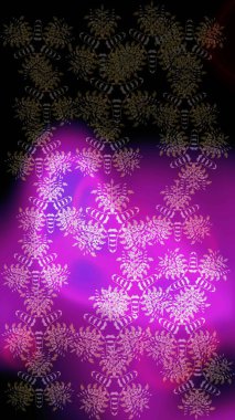 Düz kar karalama ikonları, kar taneleri silueti siyah, mor ve menekşe renkleri noel afişi, kartlar. Yeni yıl kar tanesi. Güzel soyut kar taneleri raster tasarımı..