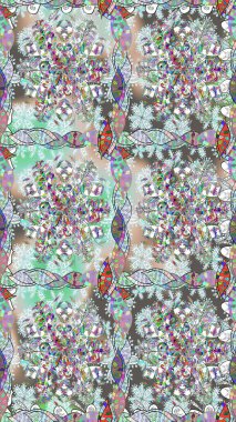 Sabıka fotoğraflarında, bebek kıyafetlerinde, duvar kâğıtlarında, paket kutularında falan kullanılabilir. Raster. Zarif, parlak ve kusursuz nötr çiçek deseni tasarımı.