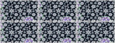 Soyut zarafet, çiçekli arkaplan deseni. Raster Güzel kumaş deseni.