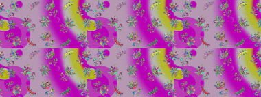 Nötr, morumsu ve mor renkler. Raster illüstrasyonu. Noel ve yeni yıl moda baskıları için tatil tasarımı. Kar tanelerinin soyut arkaplanlı Noel deseni.