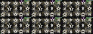 Arabesk ve çiçekli doğu raster desenleri. Arabesk ile klasik model. Geleneksel klasik süs.