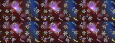 Mandalas 'ın dekoratif dokusu. Lace Snowflakes 'in etnik kökü. Stilize Çiçekler. Folk Style. Tekstil için Lacy Fashion Print. Kumaş veya Duvar Kağıdı Tasarımı. Raster illüstrasyonu.