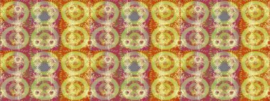 Raster Noel soyut renkli arka plan ve tatlı kar tanesi. Tarafsız, sarı ve bej renklerde farklı kar tanecikleri, kış elementleri..