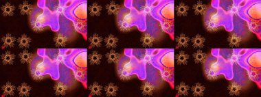 Raster Noel soyut renkli arka plan ve tatlı kar tanesi. Siyah, kahverengi ve menekşe rengi ve kar taneleri. Raster illüstrasyonu.