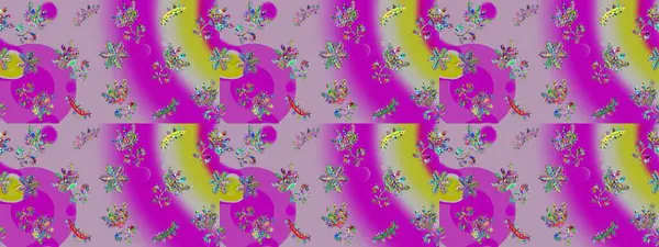 Nötr, morumsu ve mor renkler. Raster illüstrasyonu. Noel ve yeni yıl moda baskıları için tatil tasarımı. Kar tanelerinin soyut arkaplanlı Noel deseni.