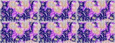 Tarafsız renklerde çiçekler. Kusursuz çiçek deseni. Düz Çiçek Elementleri Tasarımı. Renkli Bahar Temalı Kusursuz Arkaplan. Raster illüstrasyonu. Asya tekstil tarzında.