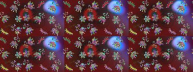 Stilize çiçek ile Seamless modeli. Süslü zentangle sorunsuz doku, soyut çiçeklerle süs. Çiçek desenli kullanılan duvar kağıdı, desen dolgularını, web sayfası arka planı için.