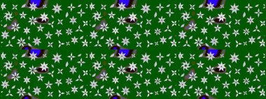 Raster illüstrasyonu. Suluboya, elle çizilmiş. Eskiz arkaplan modeli. Yeşil yapraklı yabani çiçekler.