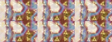 İllüstrasyon kar tanesi. Güzel dekorasyon. Kışın sembolü. Soyutlanmış suluboya kar taneleri altın renklerde.