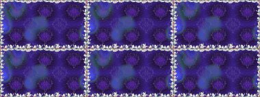 Küçük çiçekteki sevimli çiçek deseni. Kusursuz. Raster illüstrasyonu.