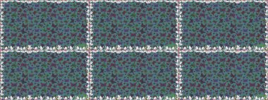 Mavi lekeli, pürüzsüz bir kelebek dokusu. Bahar Kelebeği teması. Raster illüstrasyonu. Duvar kağıdı için böcek dokusunun tekrarı.