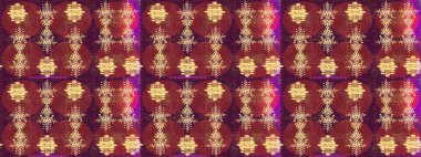 Eskiz arkaplan modeli. Raster - stok. Yapraklı çiçekler ve kırmızı, mor ve kahverengi renkte papatya çiçekleri..