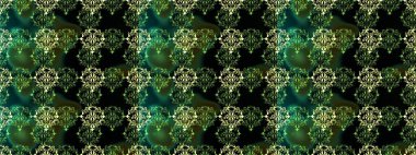 Siyah, yeşil ve mavi renklerde altın. Kusursuz ortaçağ çiçek deseni. Dekoratif simetri arabesk. Doğum günü kartı, davetiye ya da afiş için iyidir. Raster illüstrasyonu.