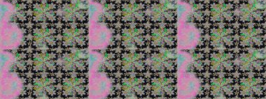 Küçük çiçekte güzel bir desen. Gri çiçekli bahar çiçekleri. Küçük renkli çiçekler. Moda baskıları için zarif bir şablon. Motley illüstrasyonu.