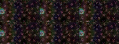 Noel ve yeni yıl moda baskıları için tatil tasarımı. Gri ve siyah kar taneleri. Renkler. Raster illüstrasyonu. Kar tanelerinin soyut arkaplanlı Noel deseni.