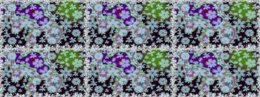 Kumaş, tekstil, duvar kağıdı baskısı için. Raster illüstrasyonu. Raster. Kusursuz bir geçmişi var. Eski usul. Tomurcukları çiçekli sevimli çiçek deseni..