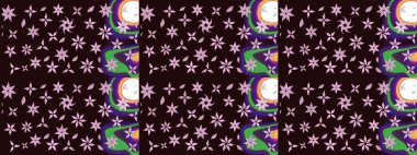 El çizimi Raster çizimi. Çizim çiçek deseni duvar kağıdı, web sitesi arka planı, ambalaj kağıdı, davetiye, broşür, afiş veya web sitesi için kullanılabilir. Karalama elementleri.