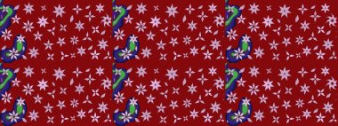 Kırmızı renkte çiçekler. Elle boyanmış suluboya resim çizimi çiçekler ve bitkiler.