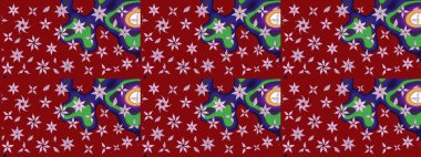 Etnik Mandala süsü. Raster Henna dövme stili. Tekstil, tebrik kartı, boyama kitabı, telefon kılıfı baskısı için kullanılabilir. Hint çiçekli desenli şal desenli..