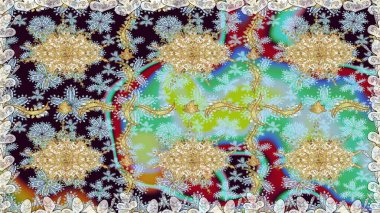 Raster altın pürüzsüz desen. Tarafsız renklerde kusursuz desen. Kusursuz altın desenli bukleler. Doğu tarzında altın elementler arabesk.