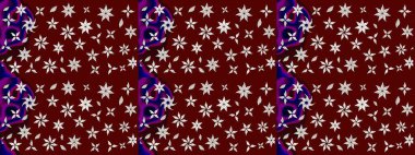 Eski usul. Tomurcukları çiçek olan sevimli bir çiçek deseni. Raster illüstrasyonu. Kumaş, tekstil, duvar kağıdı baskısı için. Eskiz geçmişi. Raster..