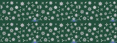 Nakış desenli çiçek deseni. Renkli grunge soyut arkaplanı koloyeşil çiçeklerle süslüyor. İzler, kumaş, duvar kağıtları, tekstil için raster dokusu.