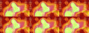 Raster çiçek desenli çiçek deseni, yapraklar, dekoratif elementler, sıçrama, lekeler, el çizimi kontur çizgileri ve Doodle çizim stili, grafik raster çizim çizimi.