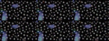 Raster illüstrasyonu. Çizim kalıbı. Ultraviyole kumaş deseni. Organik motif arkaplanı.