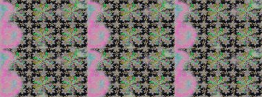 Küçük çiçekte güzel bir desen. Gri çiçekli bahar çiçekleri. Küçük renkli çiçekler. Moda baskıları için zarif bir şablon. Motley illüstrasyonu.