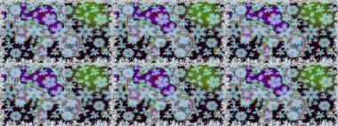 Kumaş, tekstil, duvar kağıdı baskısı için. Raster illüstrasyonu. Raster. Kusursuz bir geçmişi var. Eski usul. Tomurcukları çiçekli sevimli çiçek deseni..