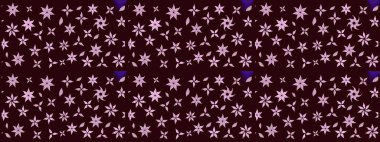 Küçük kahverengi çiçeklerdeki oldukça eski bir besin torbası deseni. Tekstil, kumaş, kapaklar, duvar kağıtları, baskı, paket, koleksiyon defteri, örgü, dekupaj için çiçek arkaplanı..