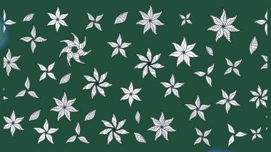 Renkli Bahar Teması eskiz kalıbı. Raster illüstrasyonu. Güzel kumaş deseni. Karalama çiçeği. Zentangle soyut çiçekleri. Düz Çiçek Elementleri Tasarımı.