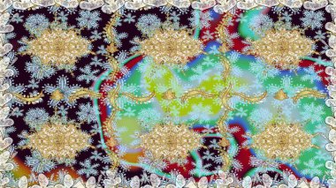 Raster altın pürüzsüz desen. Tarafsız renklerde kusursuz desen. Kusursuz altın desenli bukleler. Doğu tarzında altın elementler arabesk.