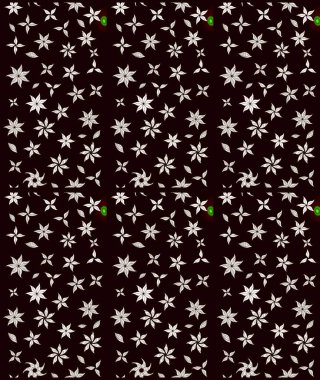 Güzel kumaş deseni. Raster Illustrasyon 'daki Çiçek Deseni' nin son moda çizimi. Düz Çiçek Elementleri Tasarımı. Renkli Yaz Teması çizim şablonu.