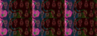 Raster hisseleri. Eskiz arkaplan modeli. Suluboya, elle çizilmiş. Siyah üzerine çiçekler.