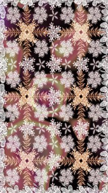 Raster illüstrasyonunda kusursuz çiçek deseni. Tarafsız renklerde çiçekler.