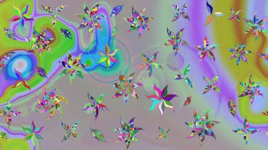 Küçük gri çiçeklerle oldukça eski bir besin torbası deseni. Tekstil, kumaş, kapaklar, duvar kağıtları, baskı, paket, koleksiyon defteri, örgü, dekupaj için çiçek arkaplanı..