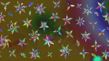 Small colorful flowers. The elegant the template for fashion prints. Motley illustration. Raster cute pattern in small flower. Spring floral background with flowers.