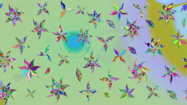 Çiçek arkaplanlı soyut zarafet eskiz deseni. Raster Güzel kumaş deseni.