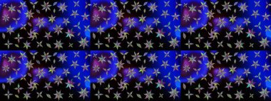 Zentangle soyut çiçekleri. Renkli Bahar Teması eskiz kalıbı. Düz Çiçek Elementleri Tasarımı. Karalama çiçeği. Raster illüstrasyonu. Şirin kumaş deseni.