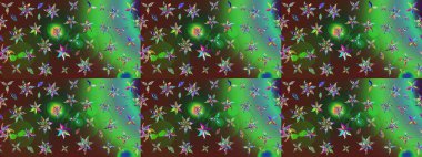 El çizimi. Güzel kumaş deseni. Çiçekler, dallar, bitkiler ve çiçekler. Raster illüstrasyonu.