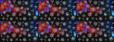 Organik motif arka planı. Çizim kalıbı. Ultraviyole kumaş deseni. Raster illüstrasyonu.