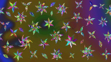 Fantezi çiçekli eskiz deseni, doğal duvar kağıdı, çiçek desenli kıvrım çizimi. Paisley el çizimi elementler. Ev dekoru.