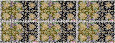 Raster altın desen. Kusursuz kıvırcık saçlar. Doğulu stil, altın elementlerle birlikte gri renklerde altın desenli arabesk yapar..